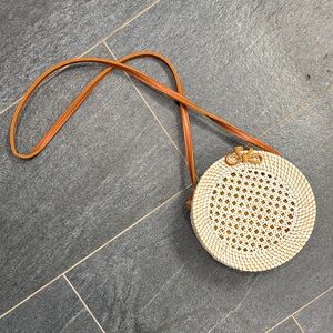 Anthropologie Rattan Purse